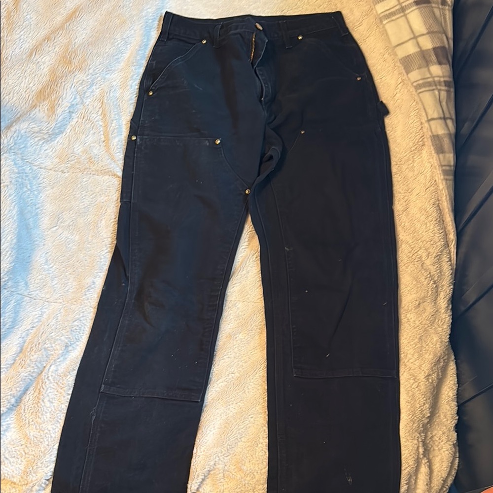 Carhartt WIP Black Cargo Pants